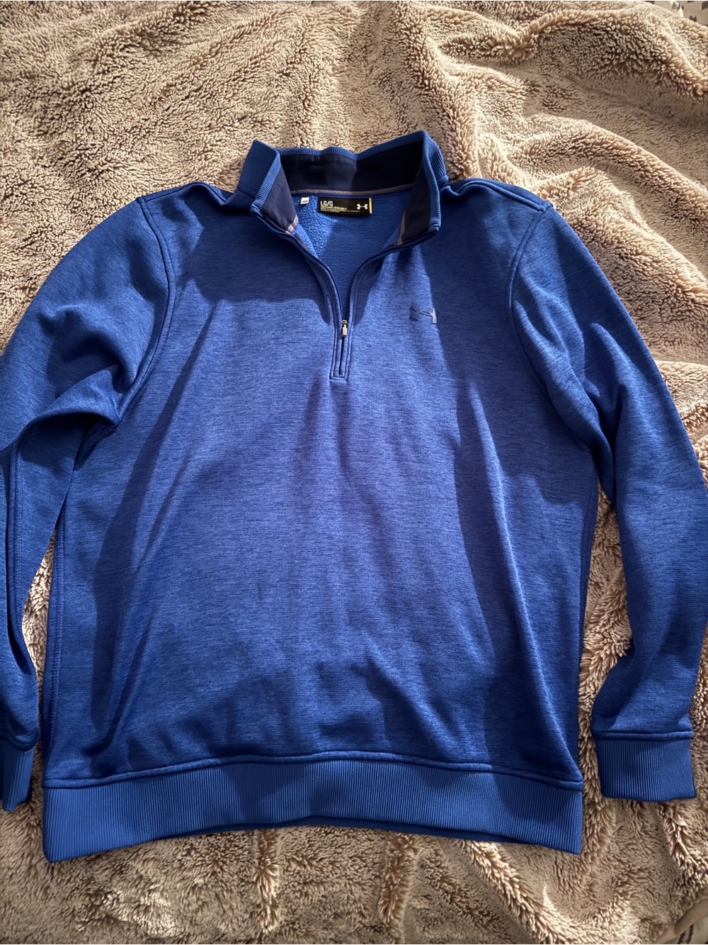 Under Armour Men's Royal Blue Quarter-Zip Sweater